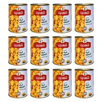 کنسرو ذرت شیرین شهدین - 370 گرم بسته 12 عددی