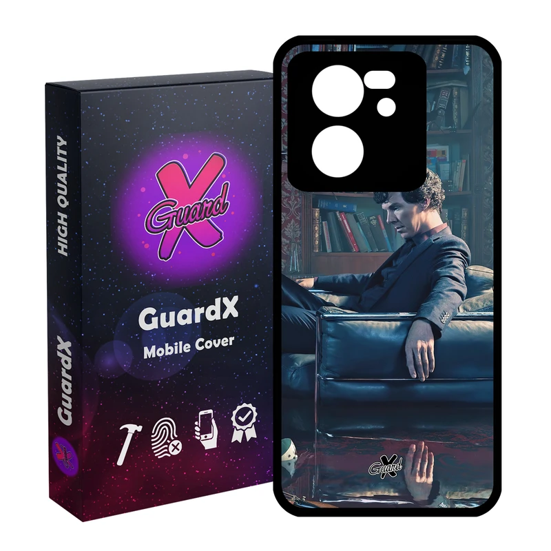 کاور گارد ایکس طرح شرلوک مدل Glass10519 مناسب برای گوشی موبایل شیائومی 13T/13T Pro/Redmi K60 Ultra