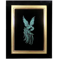 تابلو فیروزه کوبی طرح سیمرغ کد 35*45