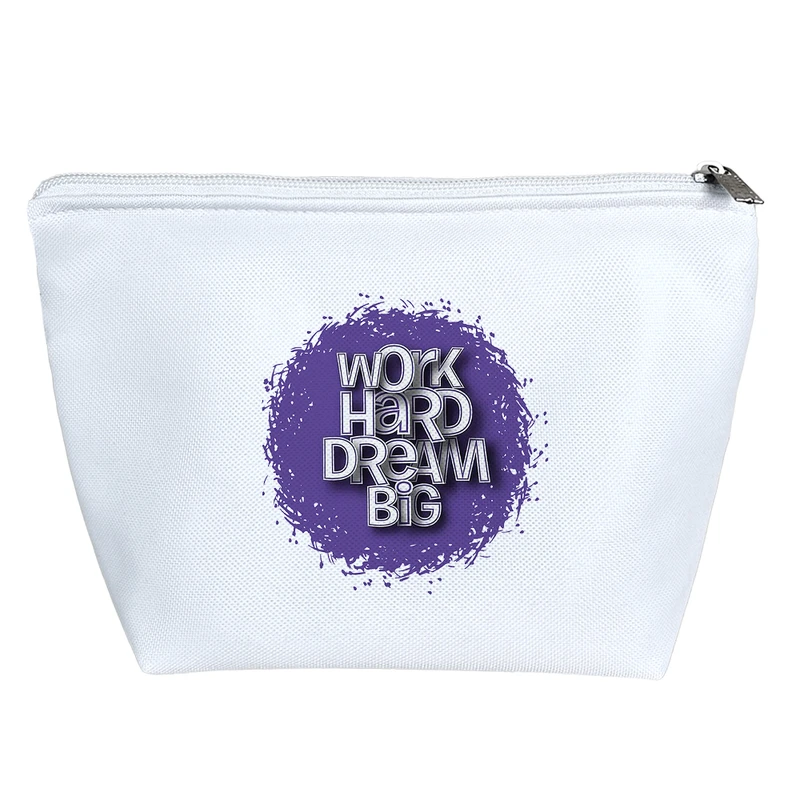 کیف لوازم آرایش دخترانه خندالو مدل جملات انگیزشی کد 2465