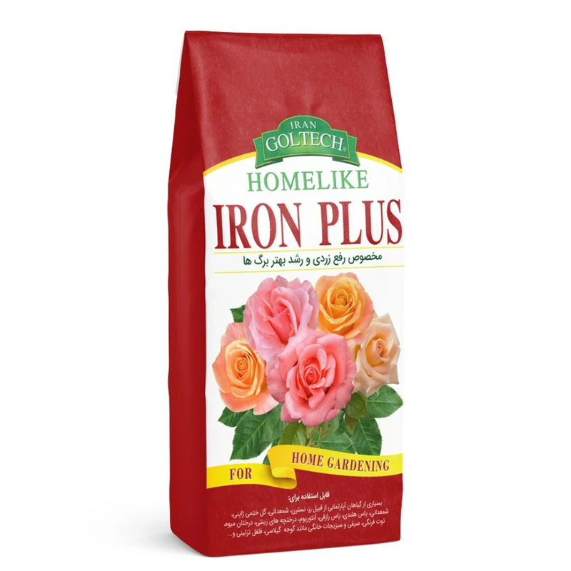 کود کامل پودری ایران گلتچ مدل IRON PLUS وزن 50 گرم