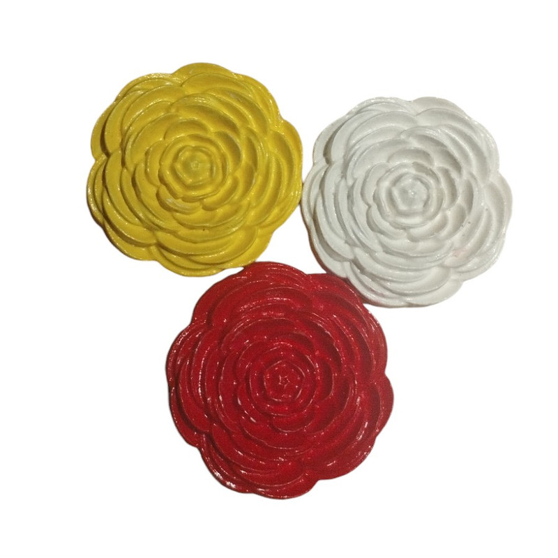 قالب شمع مدل رز صد پر