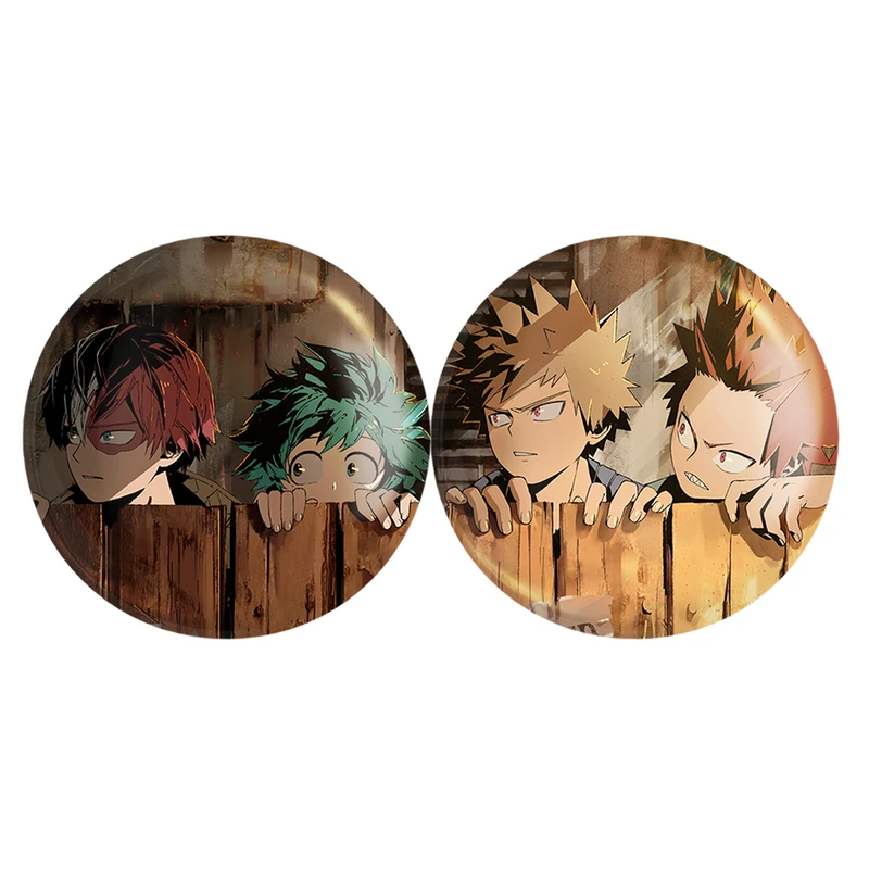 مگنت خندالو مدل انیمه آکادمی قهرمان من My Hero Academia کد A183 مجموعه 2 عددی