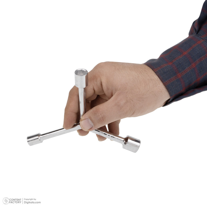 آچار بکس سه پر مدل دسته کوتاه سایز 9، 11، 13، 8، 10، 12 میلی متر بسته 2 عددی