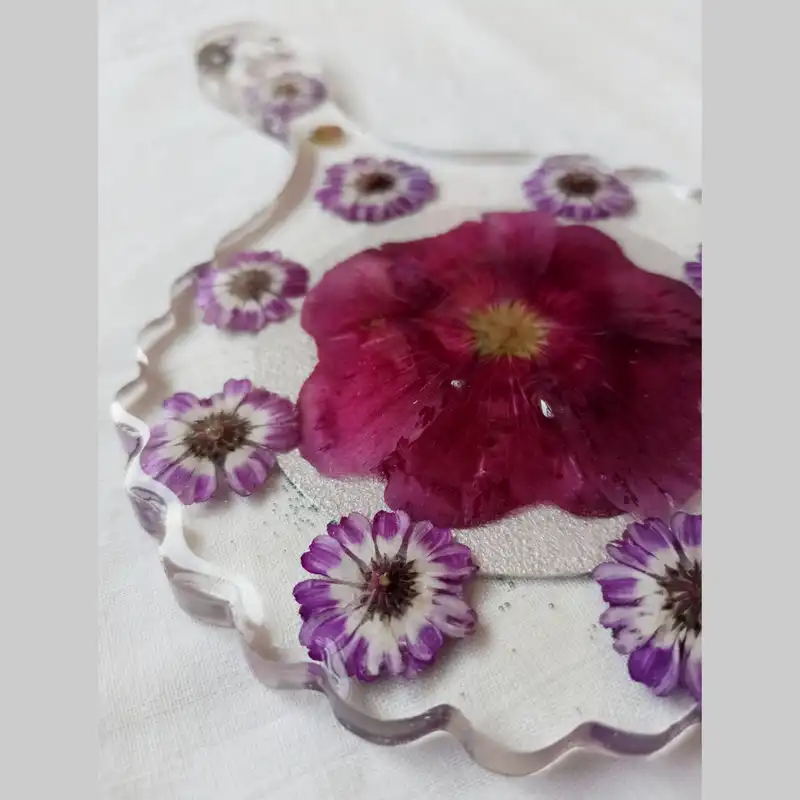 آینه آرایشی ماسالند مدل گل های طبیعی کد 2