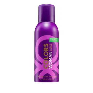 اسپری بدن زنانه بنتون مدل Purple Woman حجم 150 میلی لیتر