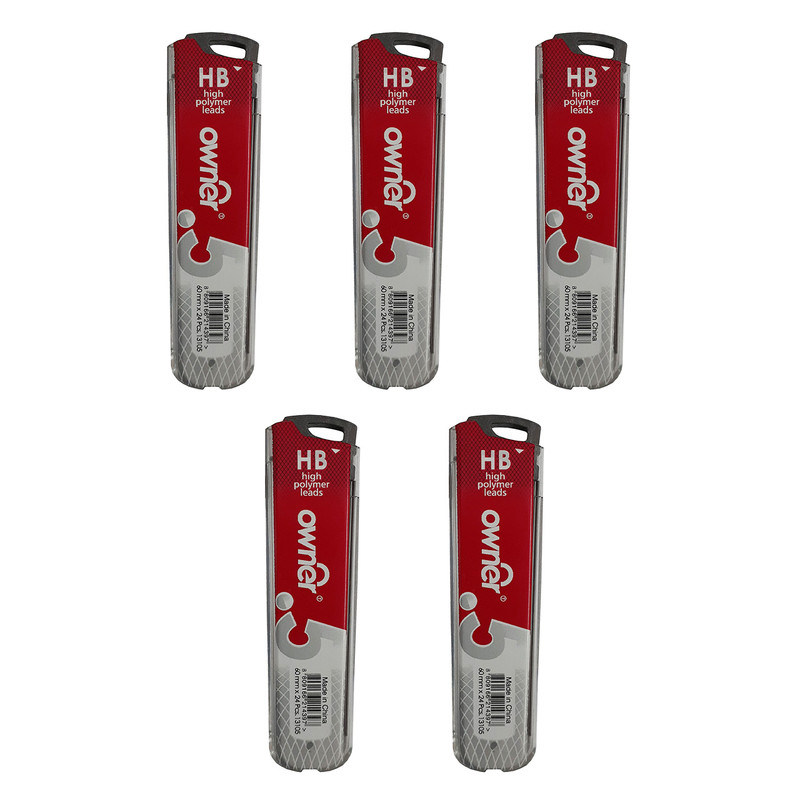 نوک مدادنوکی 0.5 میلی متری اونر کد 13105 بسته 5عددی