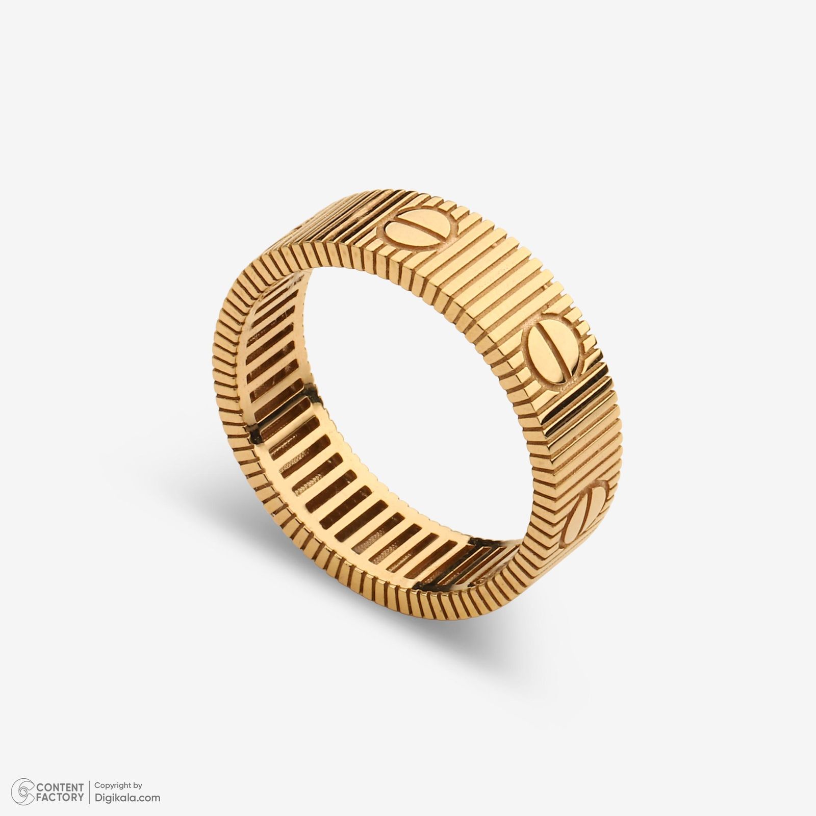 انگشتر طلا 18 عیار زنانه با طرح کارتیه لاو مایا ماهک مدل MR1551 سایز 56 -  - 8