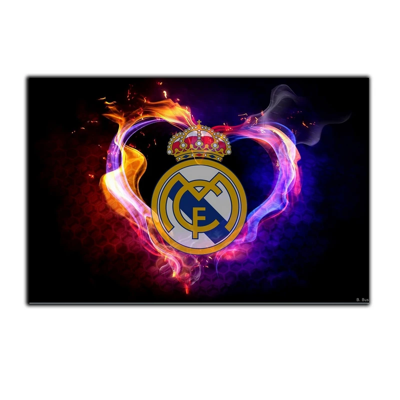 تابلو شاسی بکلیت طرح فوتبال لوگو باشگاه رئال مادرید مدل SH-S7286
