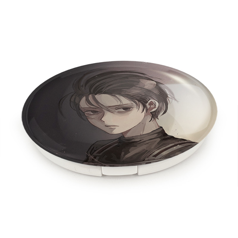 آینه جیبی خندالو طرح میکاسا انیمه اتک آن تایتان Attack on Titan مدل تاشو کد 18605