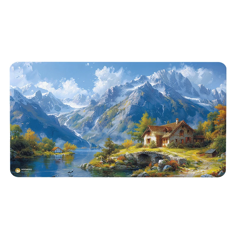 ماوس پد هومرو مدل MX2690 طرح نقاشی طبیعت و کوهستان 
