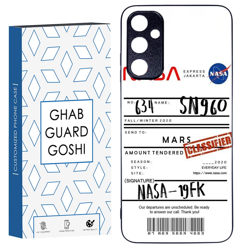 کاور قاب گارد گوشی طرح ناسا کد TPU-192 مناسب برای گوشی موبایل سامسونگ Galaxy A05S