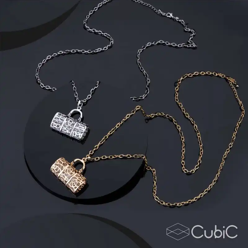 گردنبند زنانه کوبیک مدل QN-081049