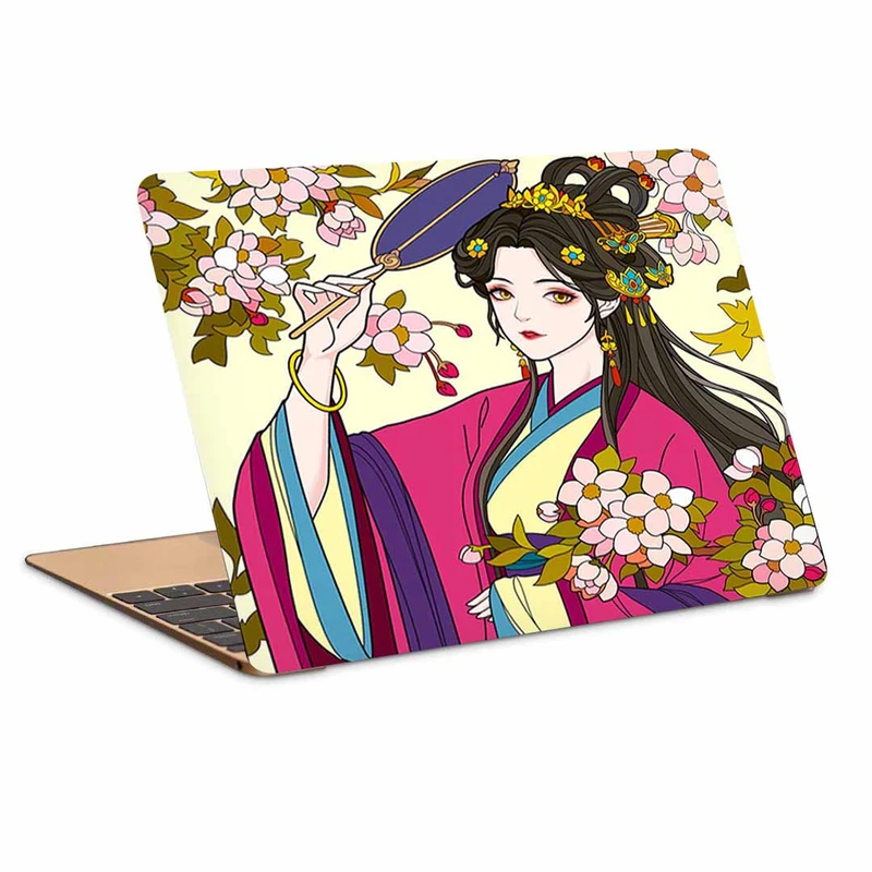 استیکر لپ تاپ طرح نقاشی فانتزی  کد P-1405 مناسب برای لپ تاپ 15 تا 17 اینچ