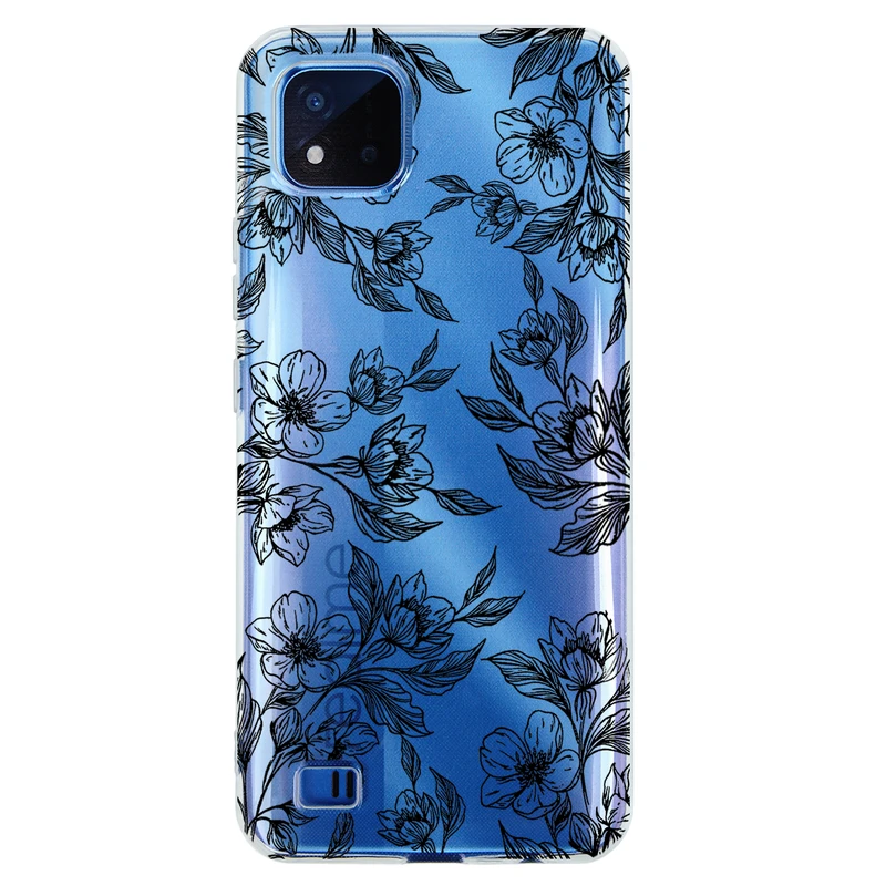 کاور مگافون طرح گل مدل C50-B مناسب برای گوشی موبایل ریلمی C11 2021