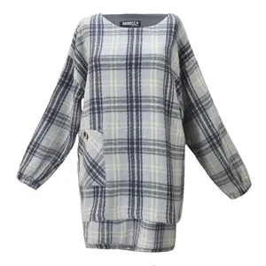 پالتو زنانه ربکا مدل تاراپلاس کد 9021 رنگ طوسی