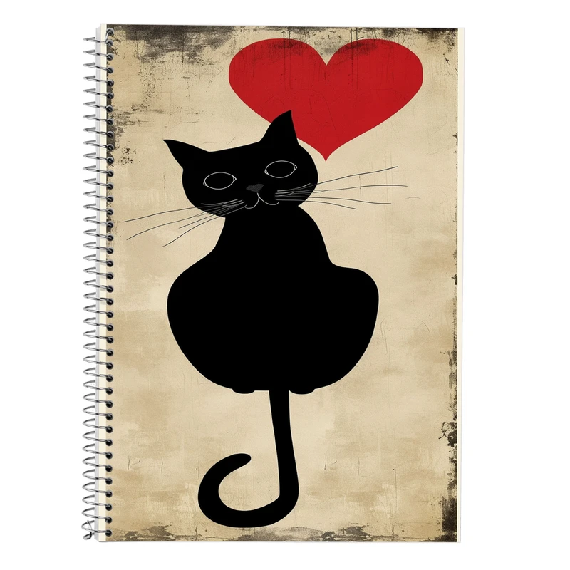 دفتر زبان 50 برگ مدوپد طرح عاشقانه love کد DF14259