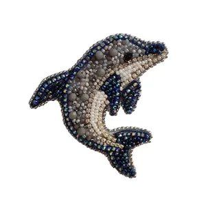 سنجاق سینه زنانه مدل دلفین