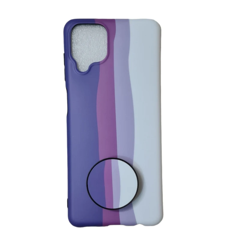 کاور طرح دخترانه کد 255 مناسب برای گوشی موبایل سامسونگ Galaxy A12 به همراه پاپ سوکت