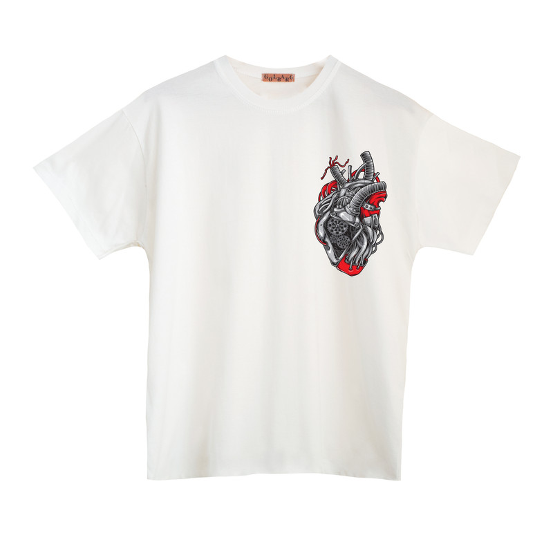 تی شرت آستین کوتاه مردانه مدل machine heart