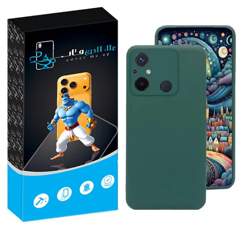 کاور علاالدین قاب مدل سیلیکونی مناسب برای گوشی موبایل شیائومی Redmi 12C / Poco C55