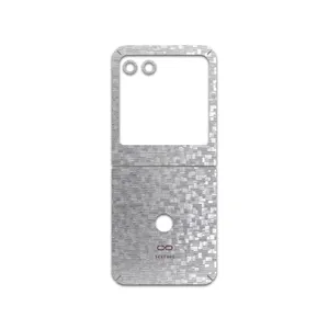MAHOOT Silver-Silicon Cover Sticker for Motorola Razr 40 Ultra