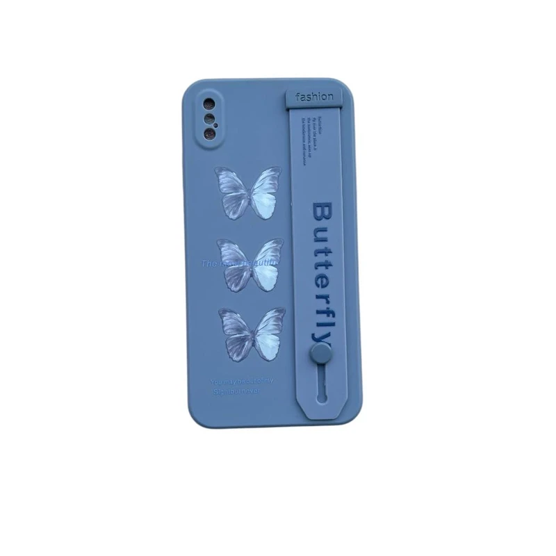 کاور مدل سیلیکونی دستبندی طرح پروانه کد an264 مناسب برای گوشی موبایل اپل iphone Xs max