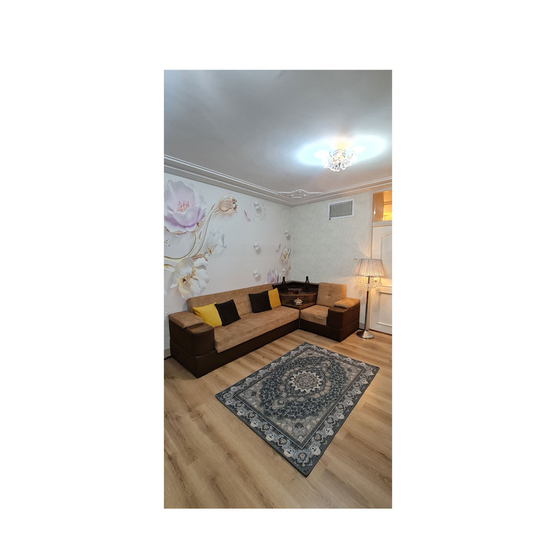 فرش پارچه ای مدل نقره