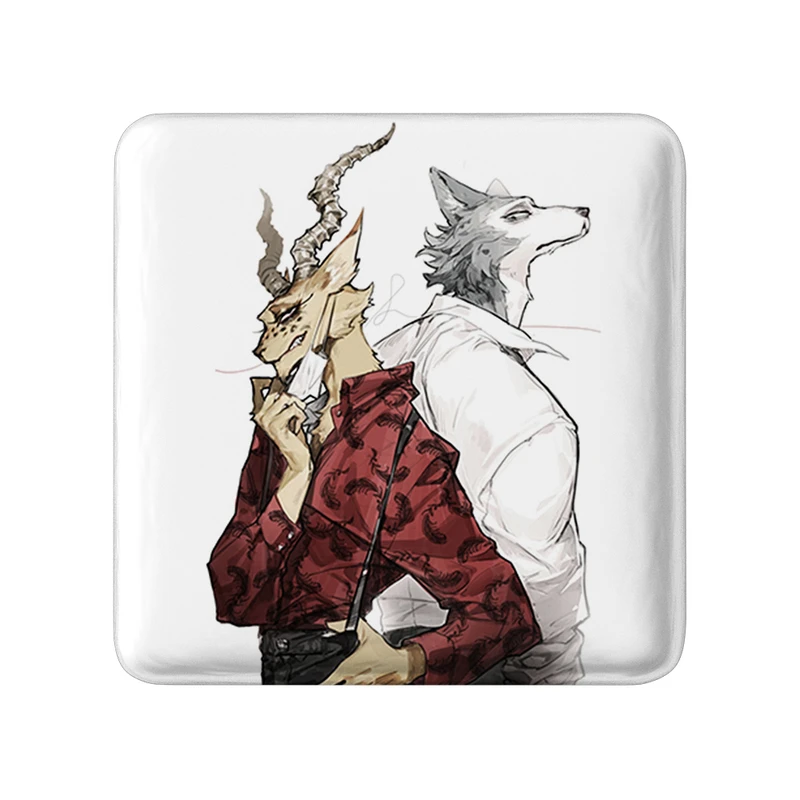 پیکسل خندالو طرح لگوشی و ملون انیمه بیستارز مدل مربعی کد 33443