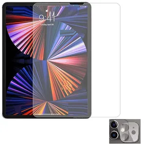 محافظ صفحه نمایش شیشه ای مدل MSR1 مناسب برای تبلت اپل iPad Pro 12.9  2021 به همراه محافظ لنز دوربین
