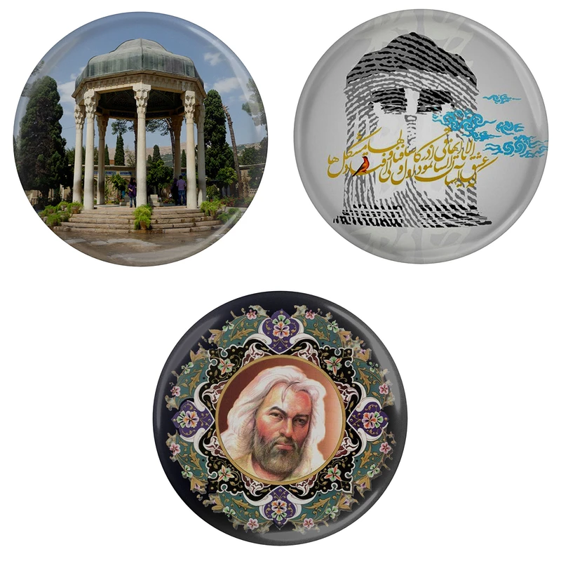 پیکسل مدل S3-1 طرح شعر شاعر حافظ شیراز مجموعه 3 عددی