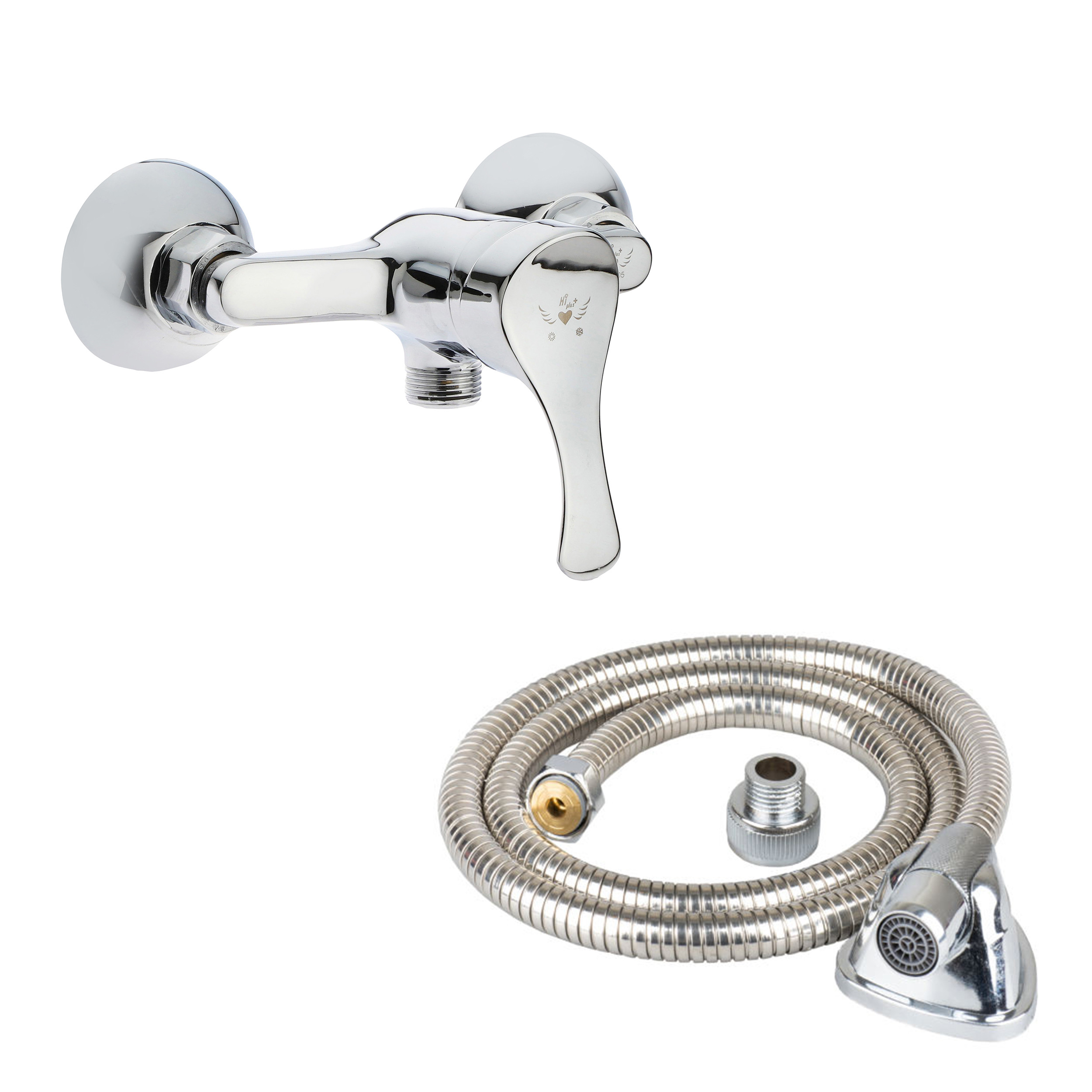 شیر سرویس بهداشتی های پلاس مدل لوکا به همراه شلنگ توالت