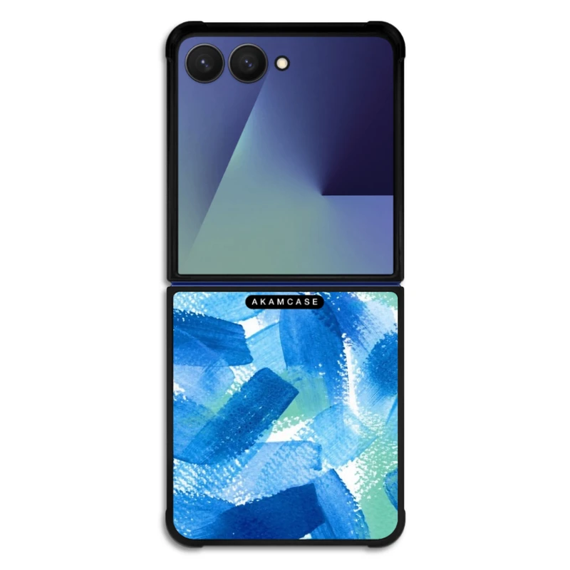کاور آکام مدل AMC-WSGZFLIP7-WATER COLOR-5 مناسب برای گوشی موبایل سامسونگ Galaxy Z Flip 7