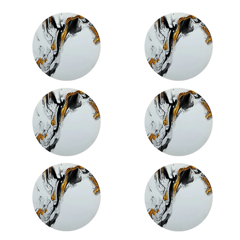 زیر لیوانی طرح سنگ کد 8628 بسته 6 عددی