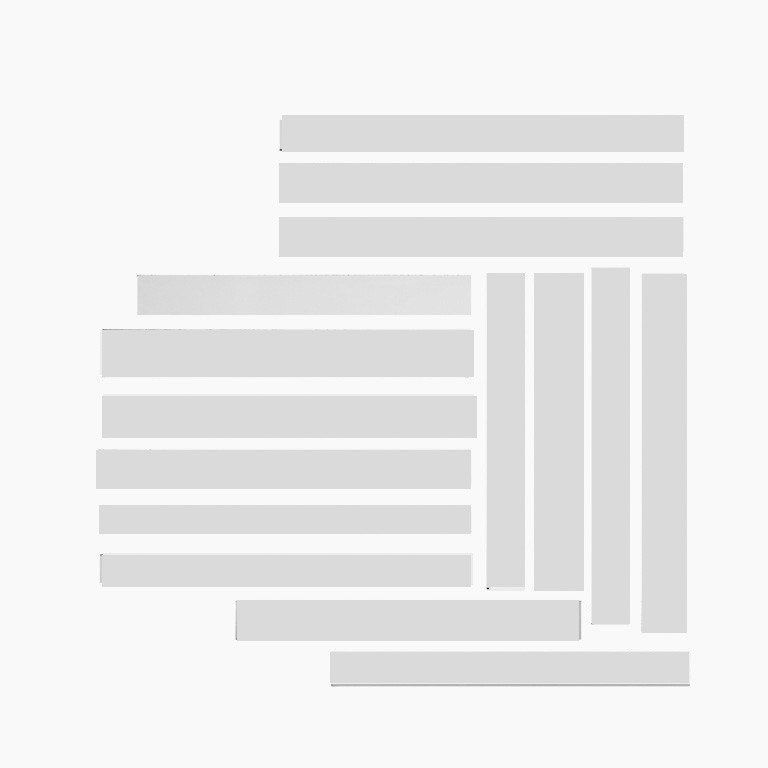 تخته چوب مدل MDF کد AV-4 بسته 15 عددی