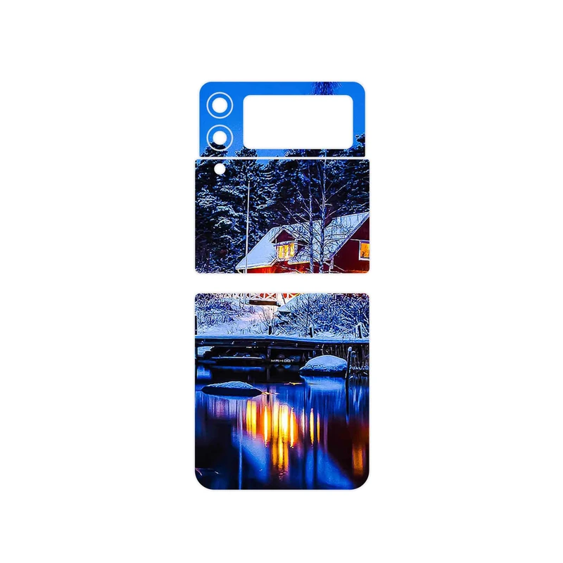 برچسب پوششی ماهوت مدل Winter Season مناسب برای گوشی موبایل سامسونگ Galaxy Z Flip3 5G
