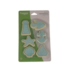 قالب بیسکوییت باگر مدل BG 235 کد 38017 مجموعه 6 عددی