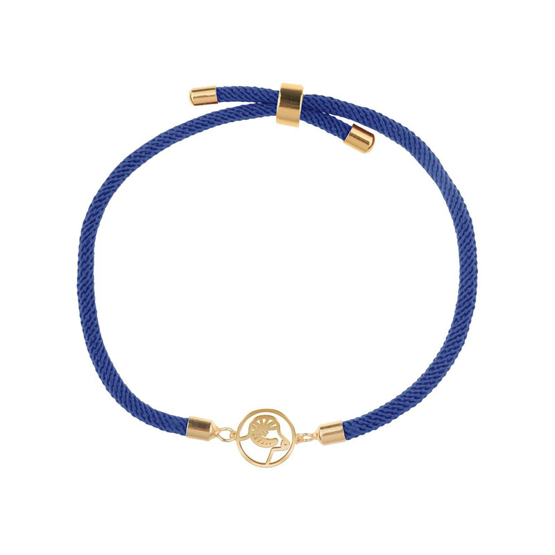 دستبند طلا 18 عیار زنانه مدوپد مدل قوچ کد D13-10215