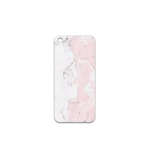 MAHOOT  Blanco-Pink-Marble Cover Sticker for apple iPhone SE