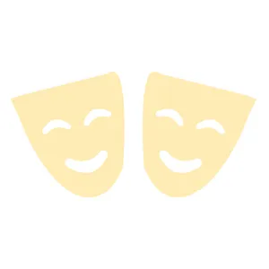 گوشواره طلا 18 عیار زنانه کرابو طرح صورتک مدل Kr5286