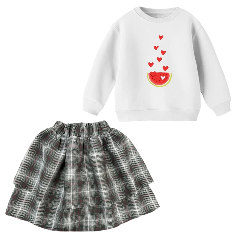 ست سویشرت و دامن دخترانه مدل یلدا کد  06