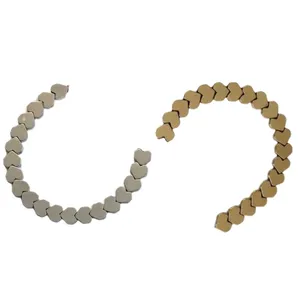 مهره دستبند مدل حدید قلبی کد 210 مجموعه 40 عددی