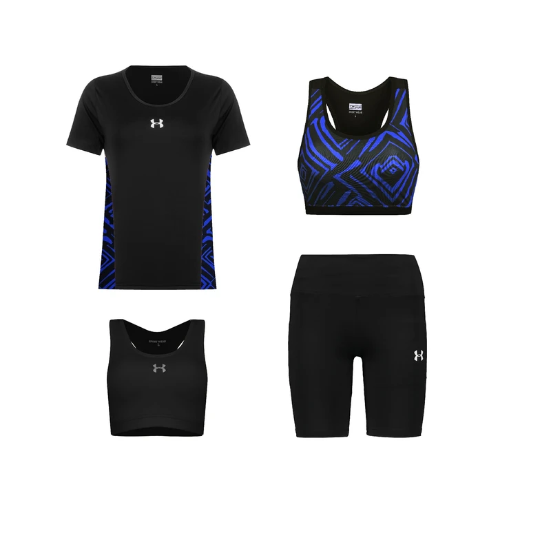 ست چهار تکه لباس ورزشی زنانه مدل 1801-1902-7201-69