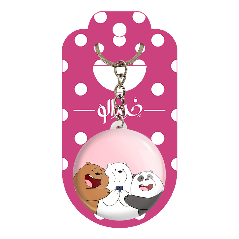 جاکلیدی خندالو مدل سه خرس کله پوک کد 10610 جاکلیدی خندالو مدل سه خرس کله پوک کد 10610