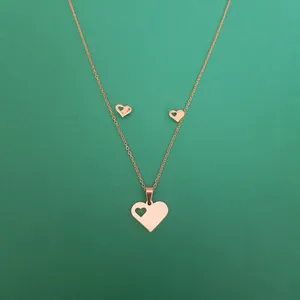 نیم ست زنانه مدل قلب