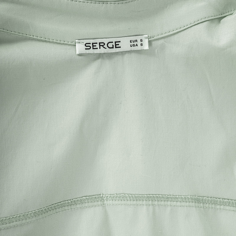 شومیز آستین کوتاه زنانه سرژه مدل 207360 رنگ سبز