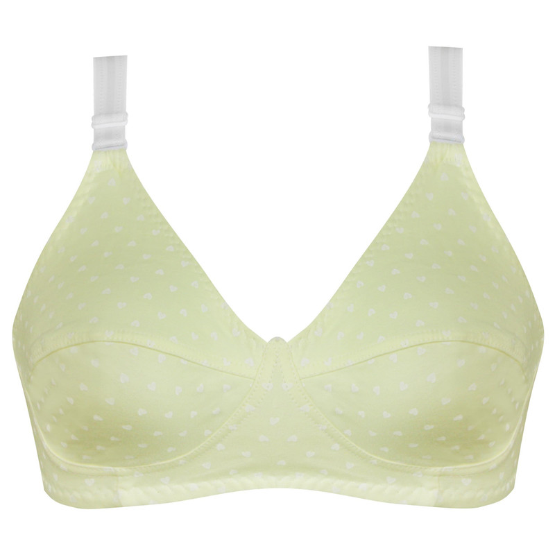 سوتین زنانه ماییلدا مدل بدون فنر کد 5039 رنگ زرد