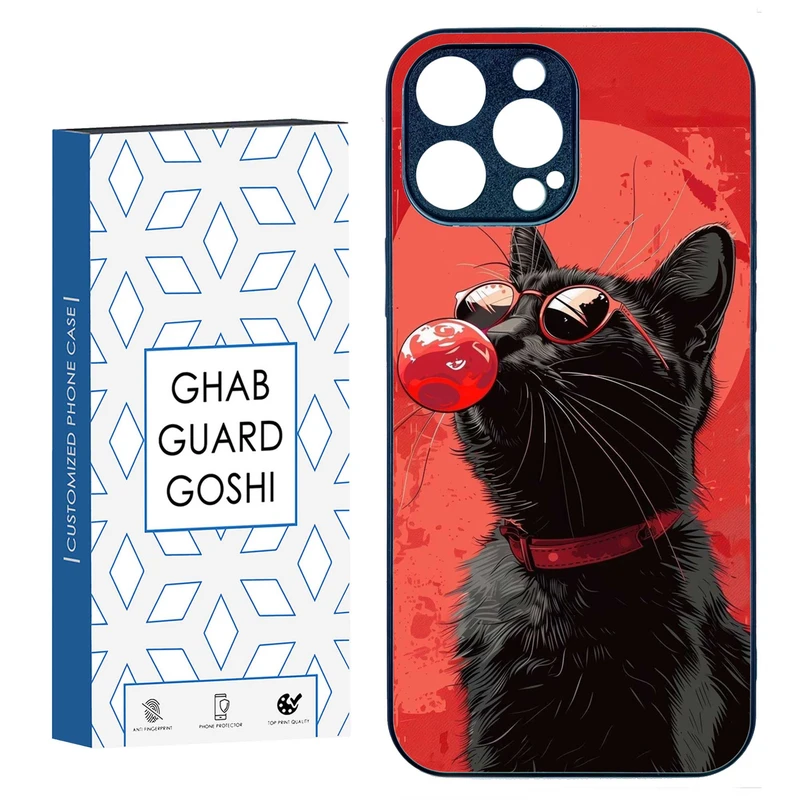 کاور قاب گارد گوشی طرح گربه کد TPU-296 مناسب برای گوشی موبایل اپل IPHONE 15 PRO MAX