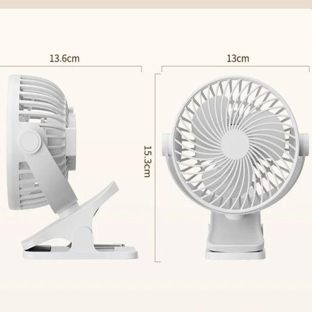 پنکه شارژی گیره ای مدل F01