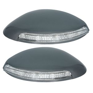 فلاپ آینه چراغ دار مدادی خودرو مدل B-R مناسب برای پژو 206 بسته 2 عددی